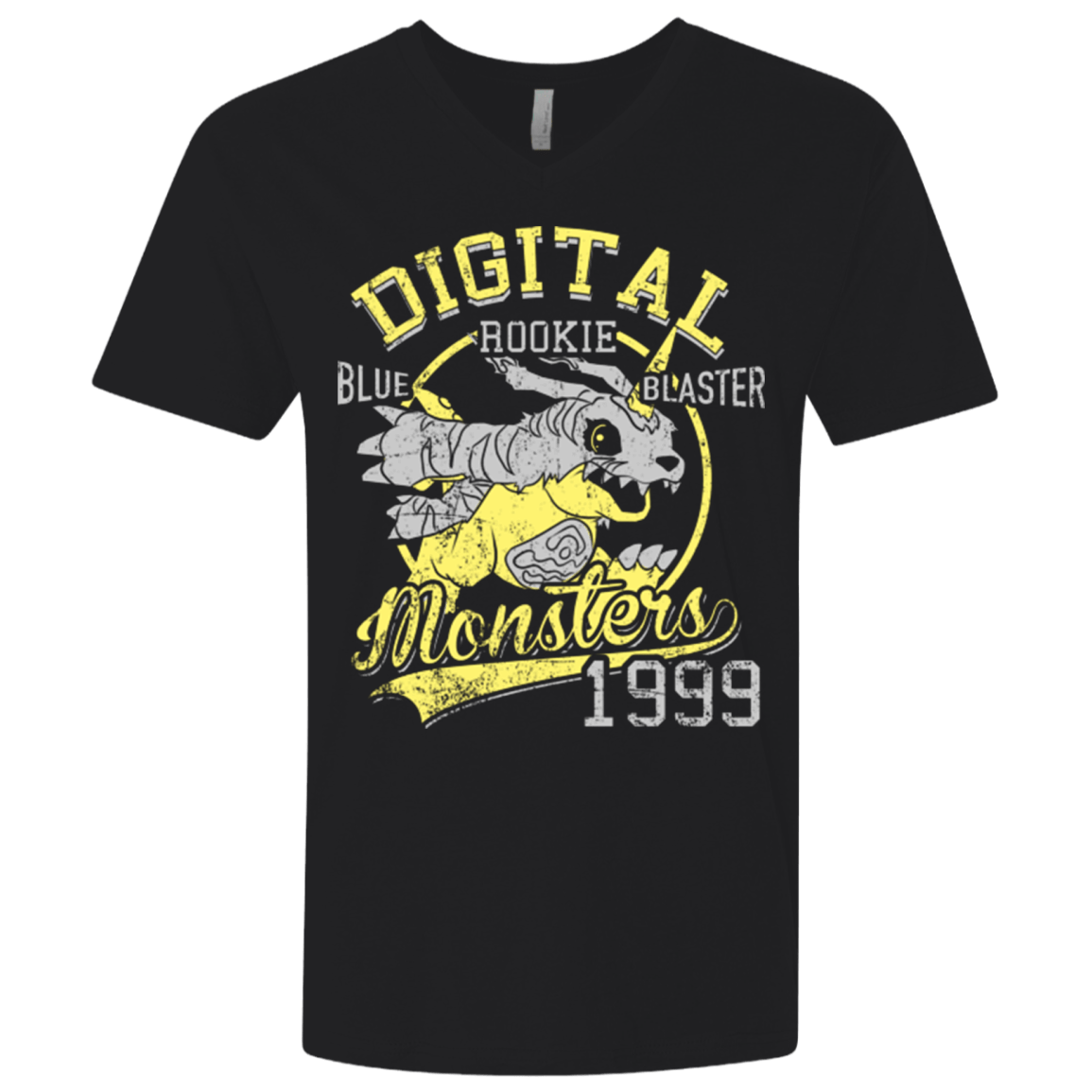 T-Shirts Black / X-Small Blue Blaster Men's Premium V-Neck