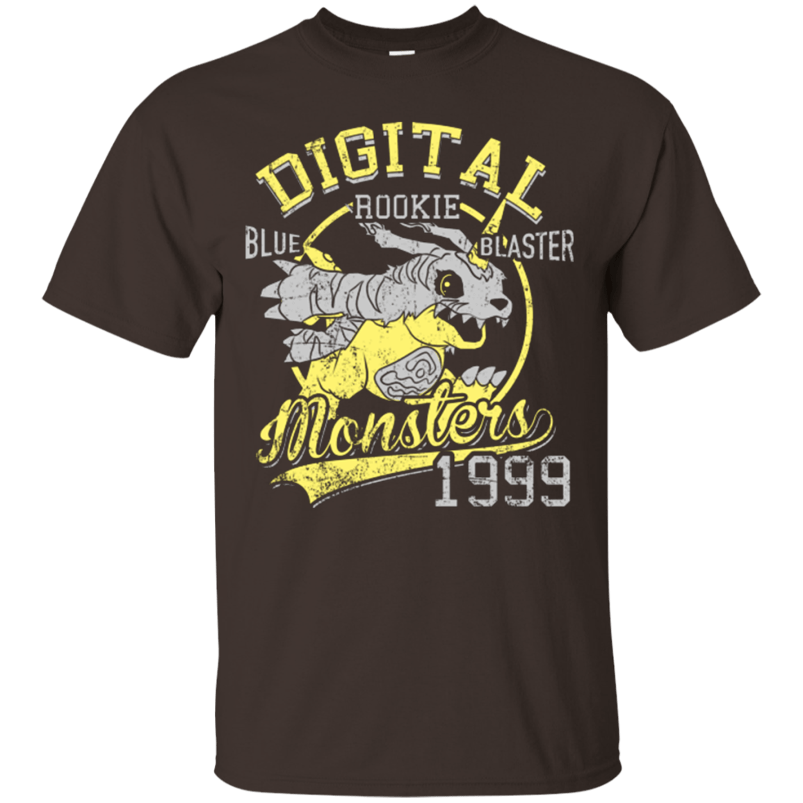 T-Shirts Dark Chocolate / Small Blue Blaster T-Shirt