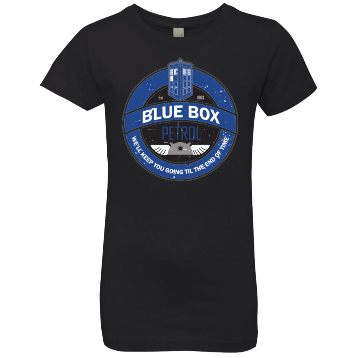 T-Shirts Black / YXS Blue Box V7(1) Girls Premium T-Shirt
