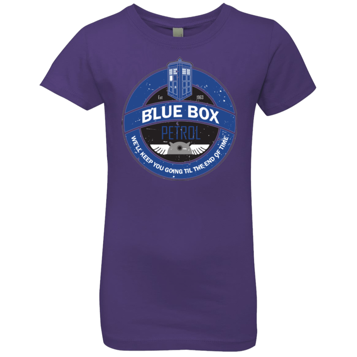 T-Shirts Purple Rush / YXS Blue Box V7(1) Girls Premium T-Shirt