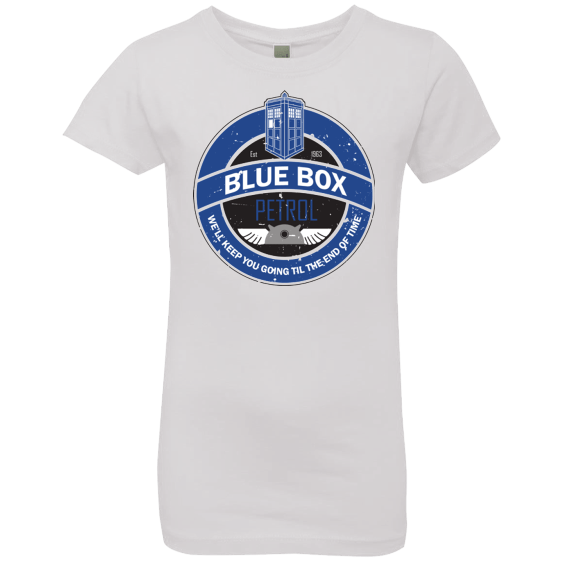 T-Shirts White / YXS Blue Box V7(1) Girls Premium T-Shirt