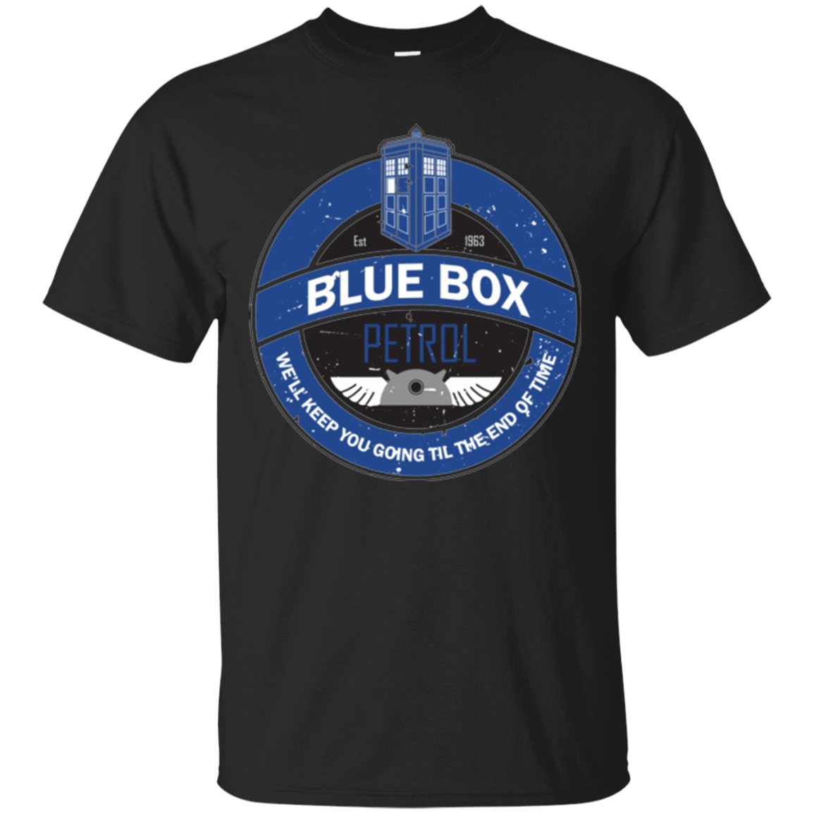 T-Shirts Black / Small Blue Box V7(1) T-Shirt