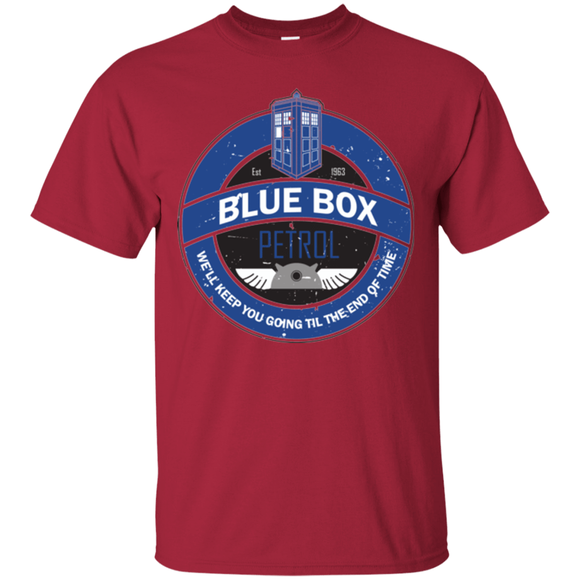 T-Shirts Cardinal / Small Blue Box V7(1) T-Shirt