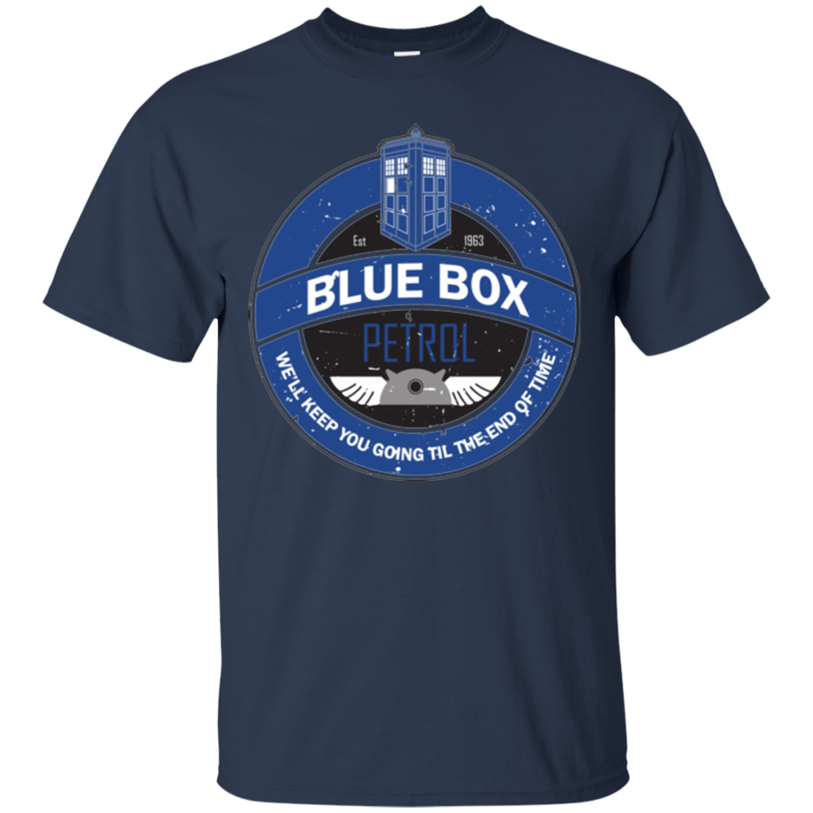 T-Shirts Navy / Small Blue Box V7(1) T-Shirt