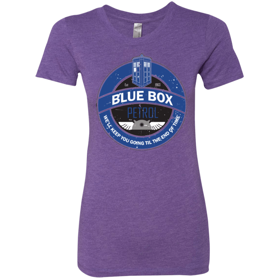 T-Shirts Purple Rush / Small Blue Box V7(1) Women's Triblend T-Shirt