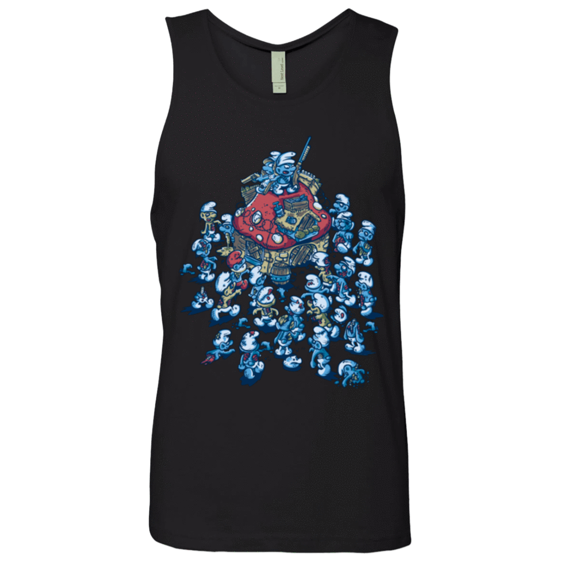 T-Shirts Black / Small BLUE HORDE Men's Premium Tank Top