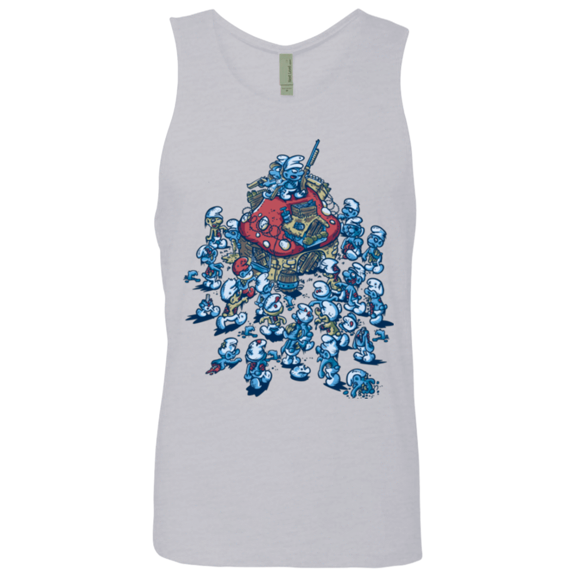 T-Shirts Heather Grey / Small BLUE HORDE Men's Premium Tank Top