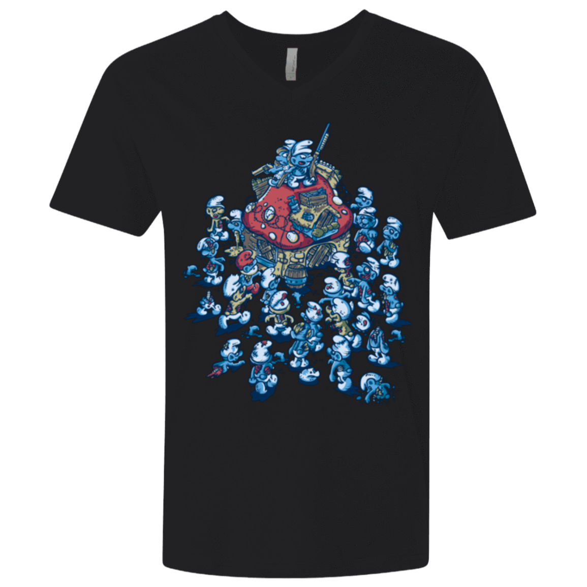 T-Shirts Black / X-Small BLUE HORDE Men's Premium V-Neck