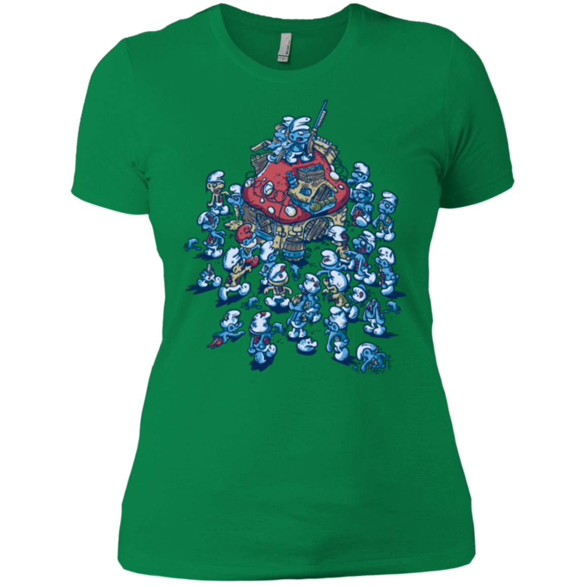 T-Shirts Kelly Green / X-Small BLUE HORDE Women's Premium T-Shirt