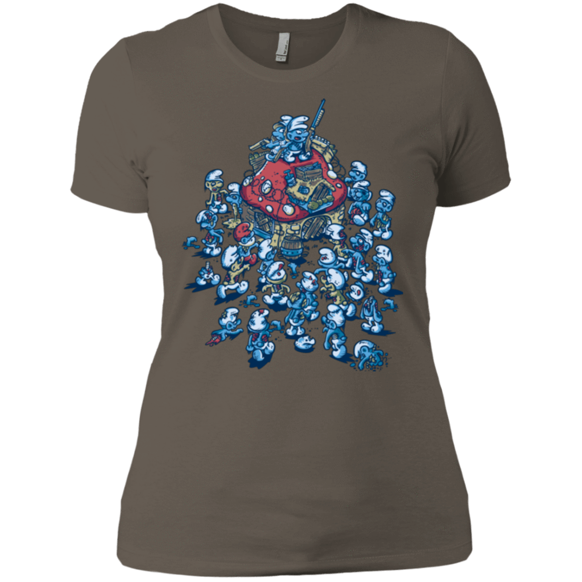 T-Shirts Warm Grey / X-Small BLUE HORDE Women's Premium T-Shirt
