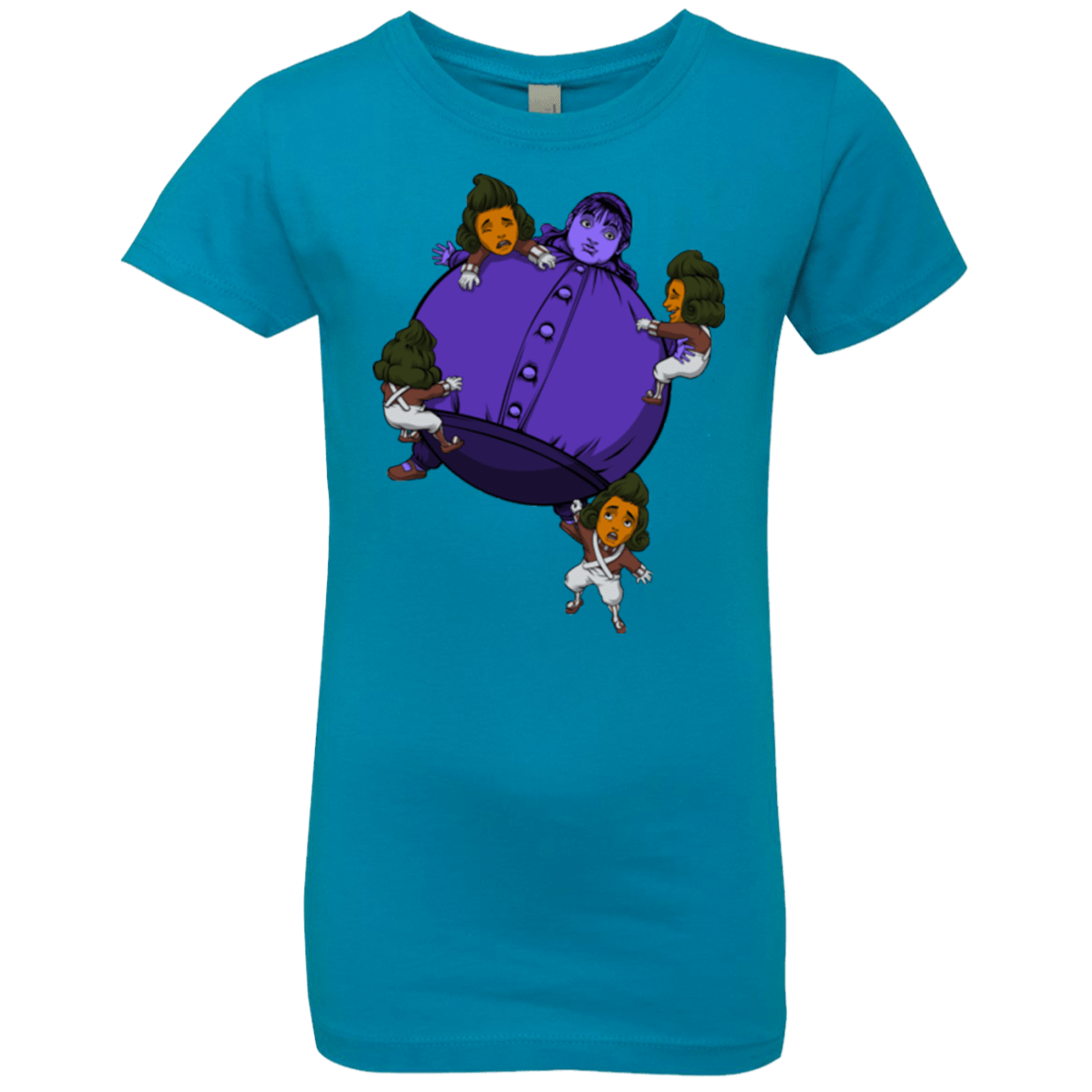 T-Shirts Turquoise / YXS Blue In the Face Girls Premium T-Shirt