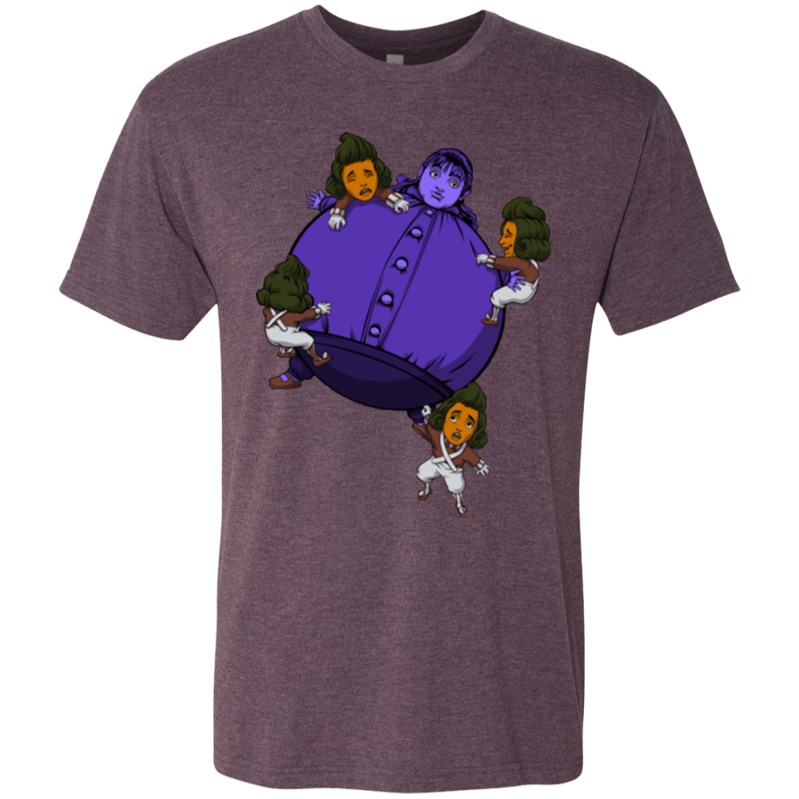 T-Shirts Vintage Purple / Small Blue In the Face Men's Triblend T-Shirt