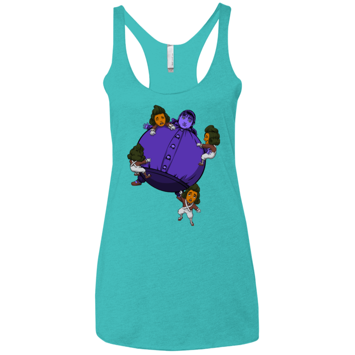 T-Shirts Tahiti Blue / X-Small Blue In the Face Women's Triblend Racerback Tank