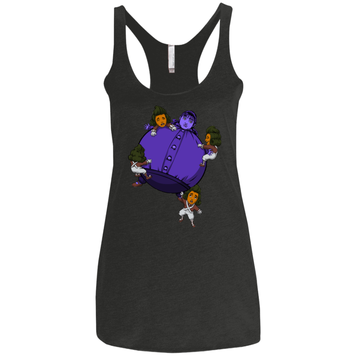 T-Shirts Vintage Black / X-Small Blue In the Face Women's Triblend Racerback Tank