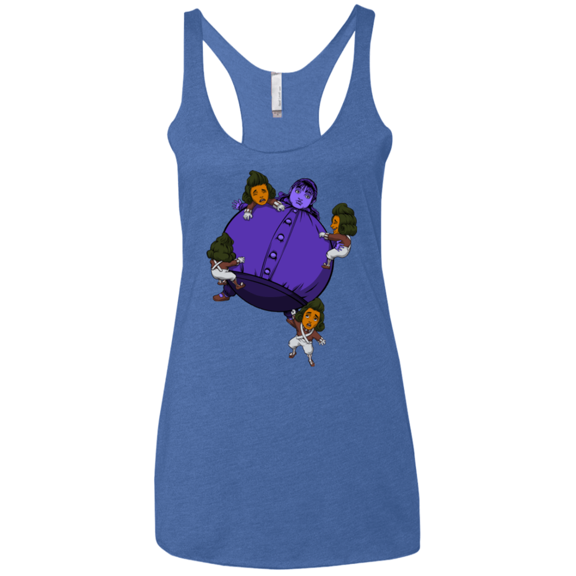 T-Shirts Vintage Royal / X-Small Blue In the Face Women's Triblend Racerback Tank