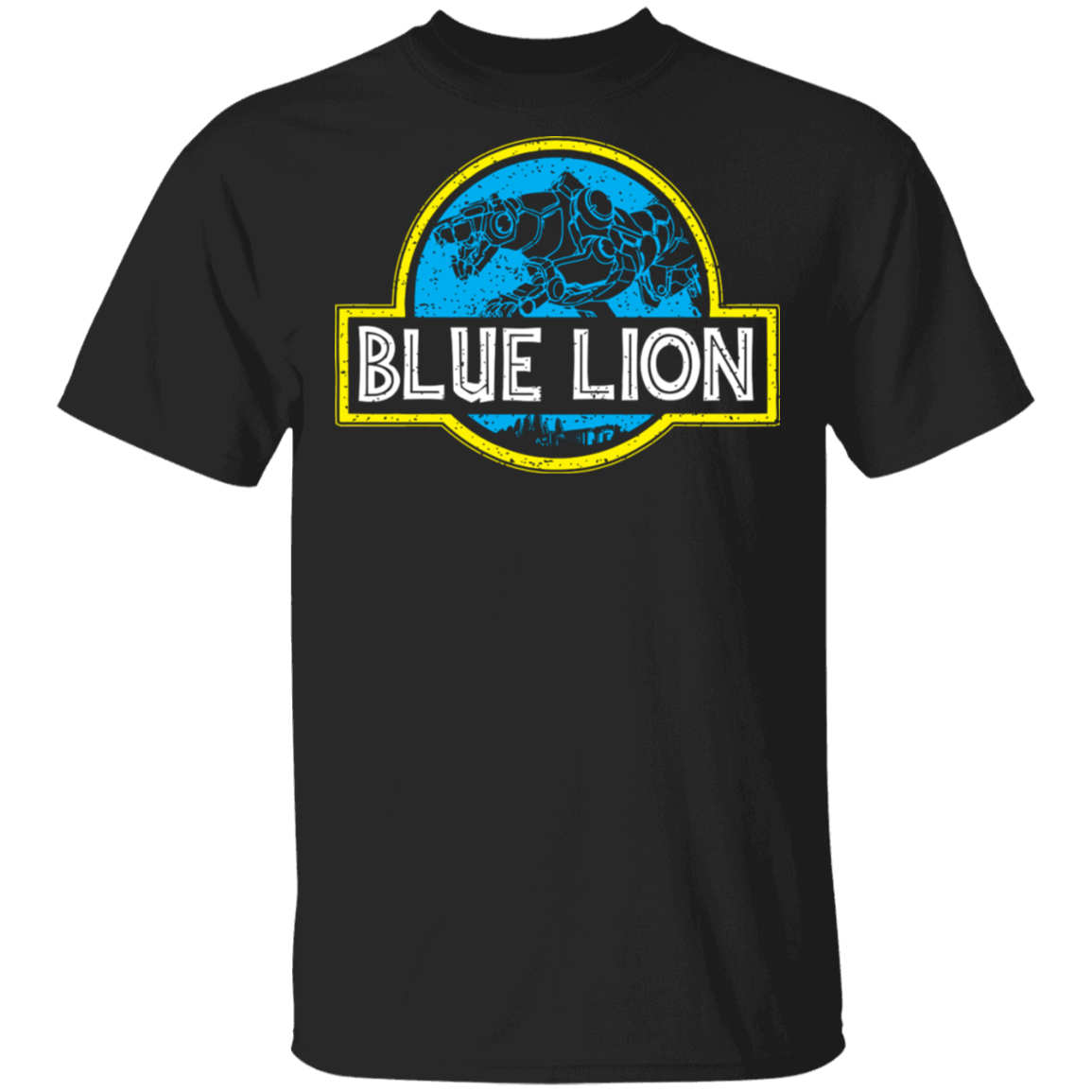 T-Shirts Black / S Blue Lion T-Shirt