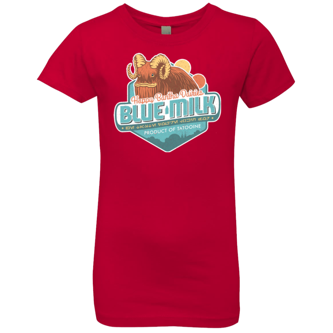 T-Shirts Red / YXS Blue Milk Girls Premium T-Shirt