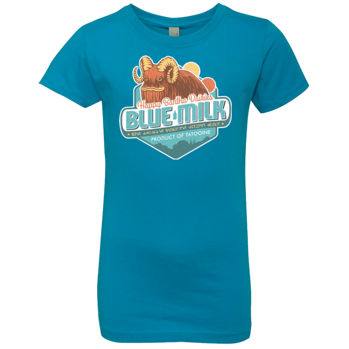 T-Shirts Turquoise / YXS Blue Milk Girls Premium T-Shirt