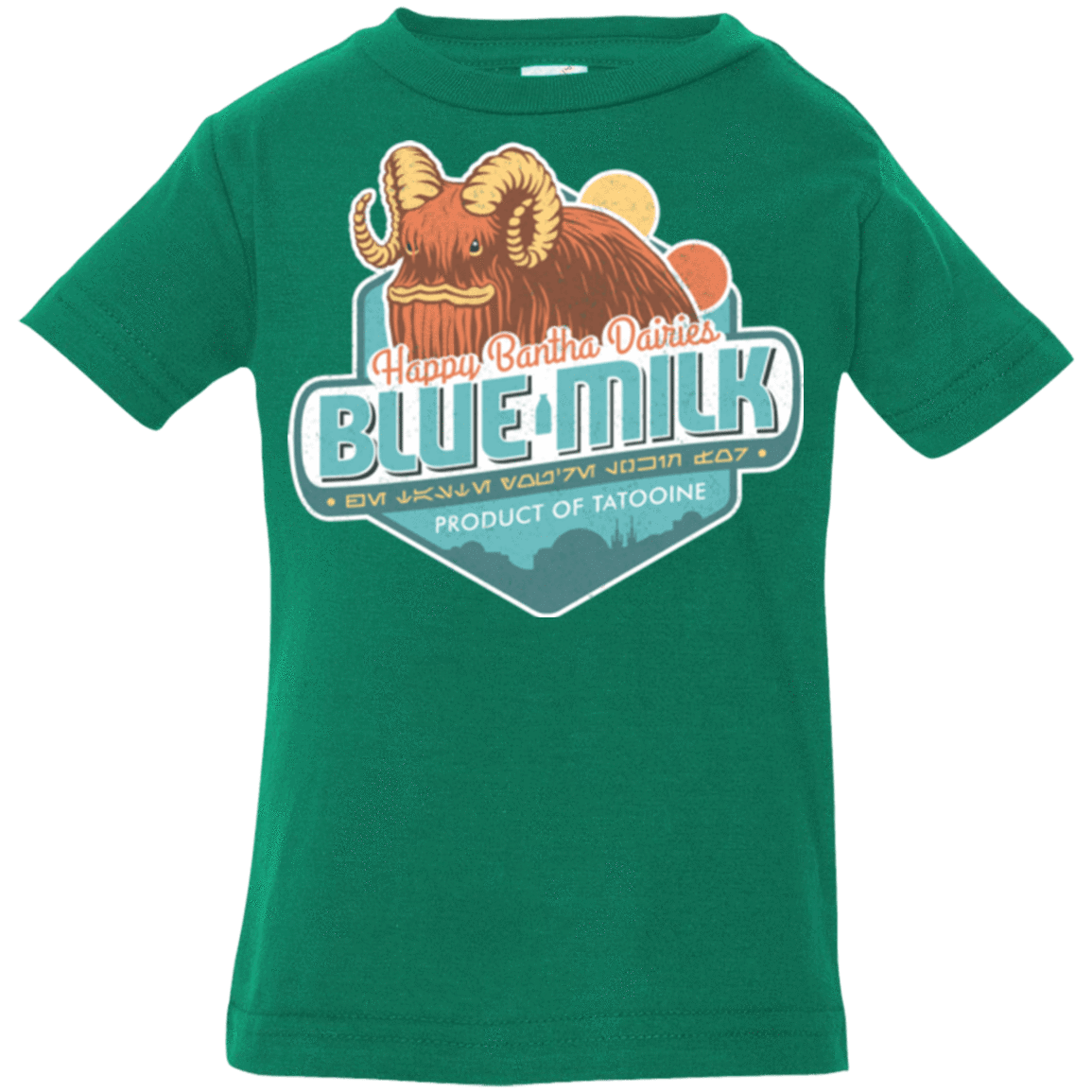 T-Shirts Kelly / 6 Months Blue Milk Infant Premium T-Shirt
