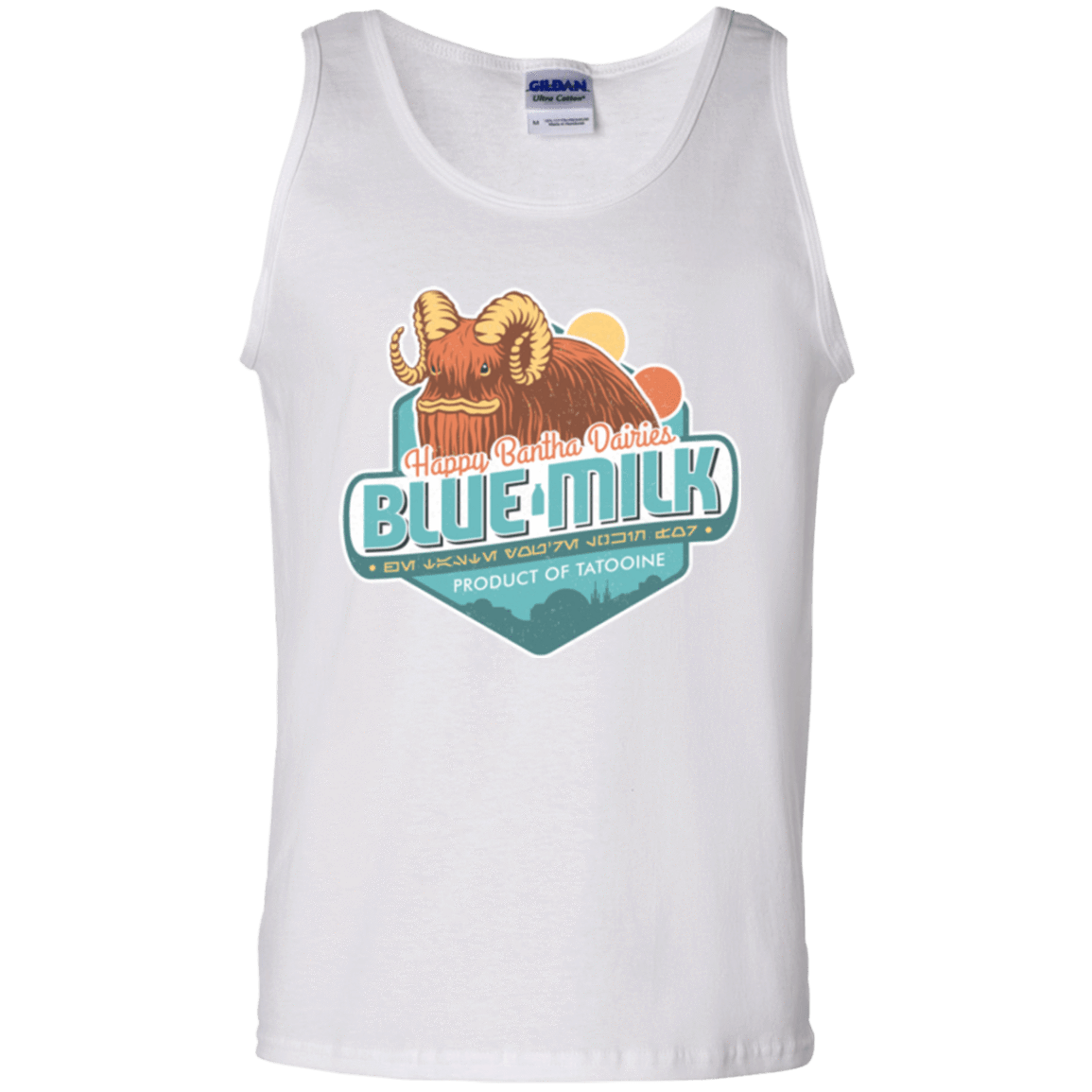 T-Shirts White / S Blue Milk Men's Tank Top