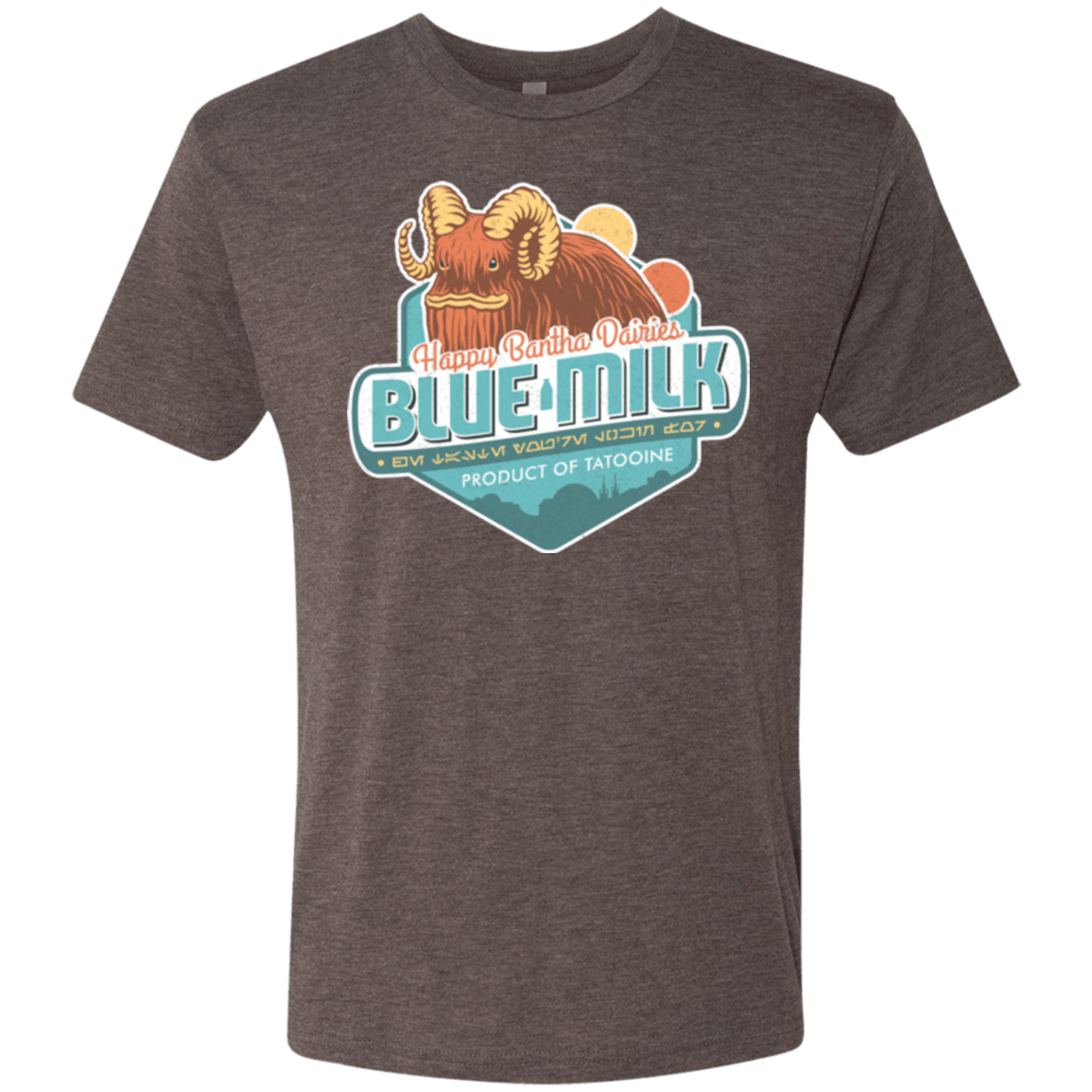 T-Shirts Macchiato / S Blue Milk Men's Triblend T-Shirt