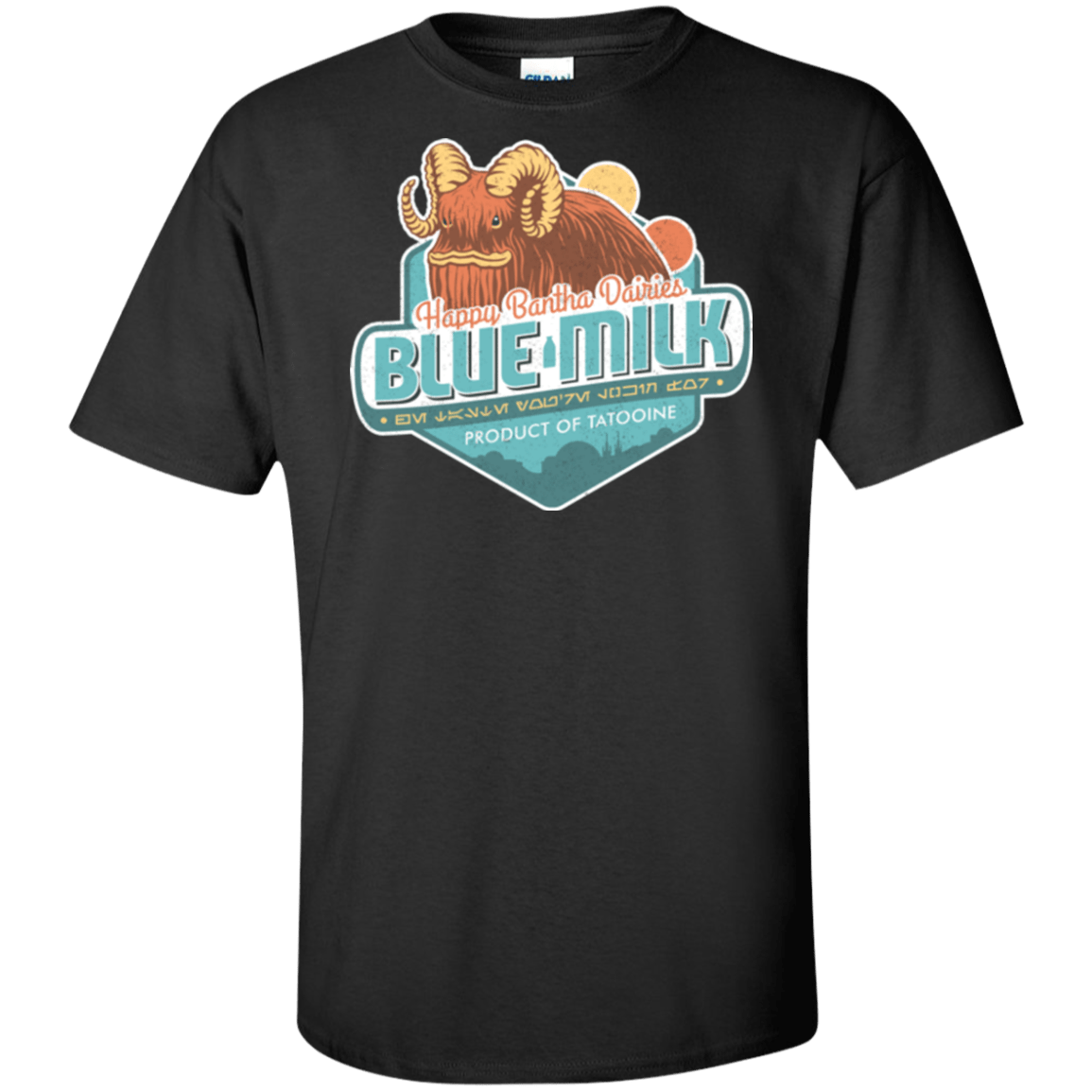 T-Shirts Black / XLT Blue Milk Tall T-Shirt