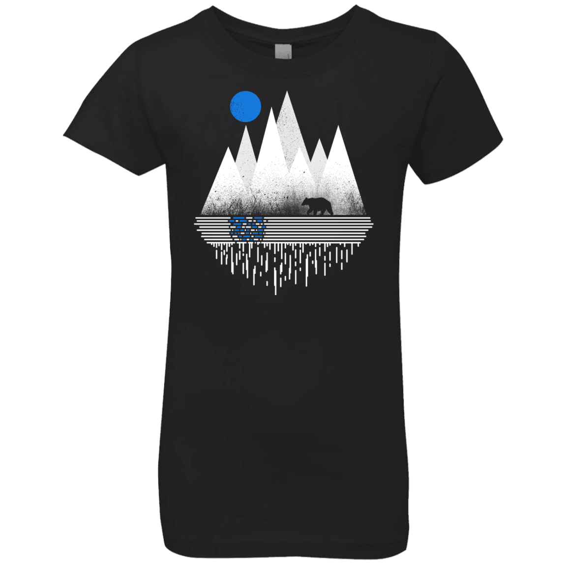 T-Shirts Black / YXS Blue Moon Girls Premium T-Shirt