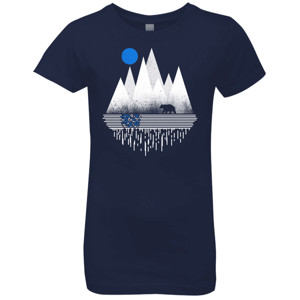 T-Shirts Midnight Navy / YXS Blue Moon Girls Premium T-Shirt