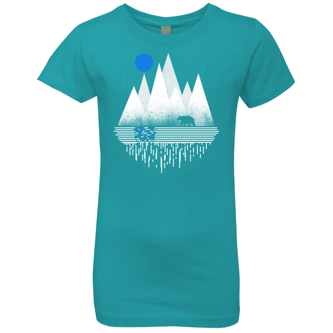 T-Shirts Tahiti Blue / YXS Blue Moon Girls Premium T-Shirt