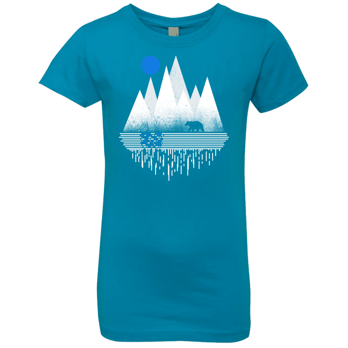 T-Shirts Turquoise / YXS Blue Moon Girls Premium T-Shirt