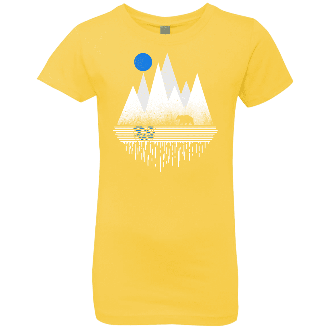 T-Shirts Vibrant Yellow / YXS Blue Moon Girls Premium T-Shirt