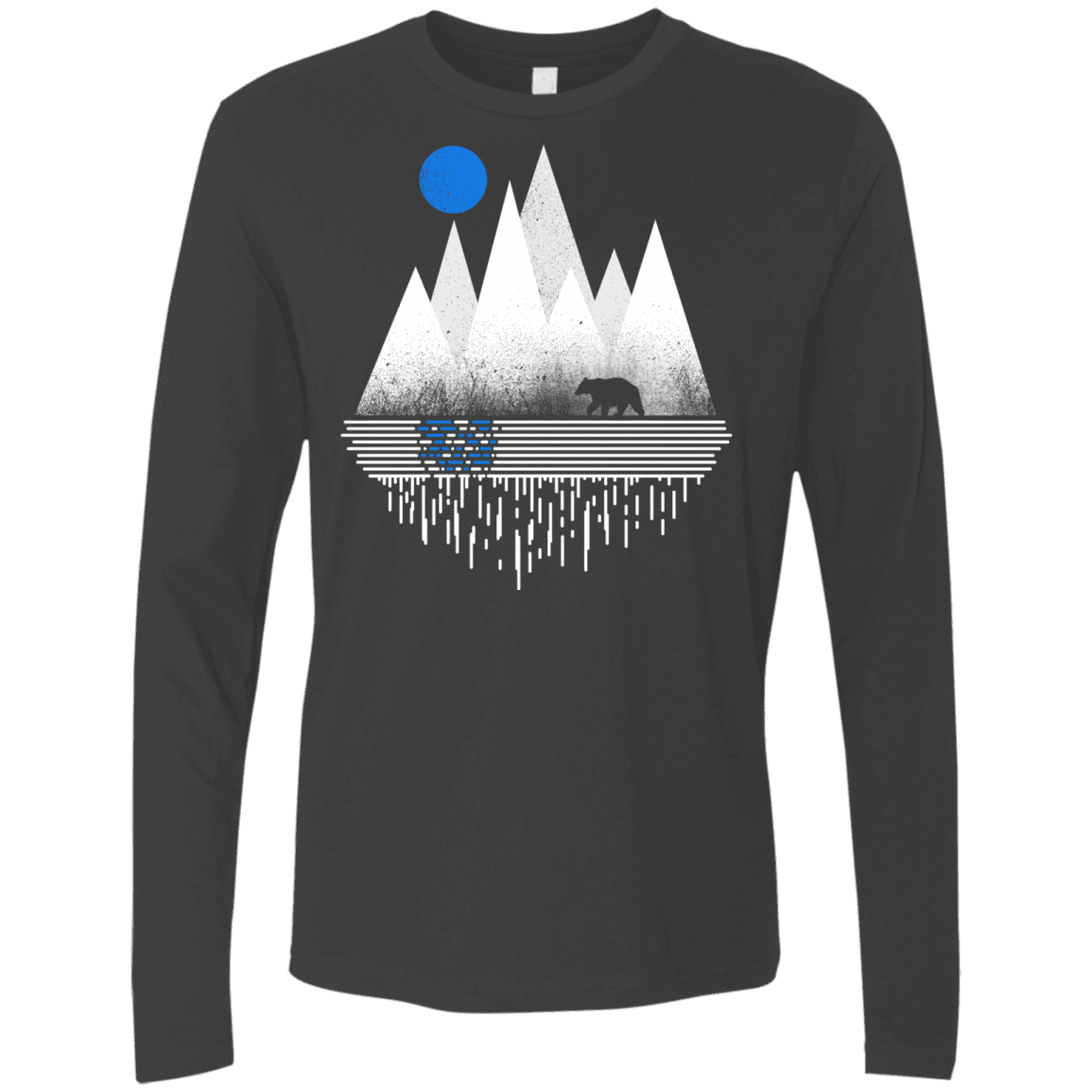 T-Shirts Heavy Metal / S Blue Moon Men's Premium Long Sleeve