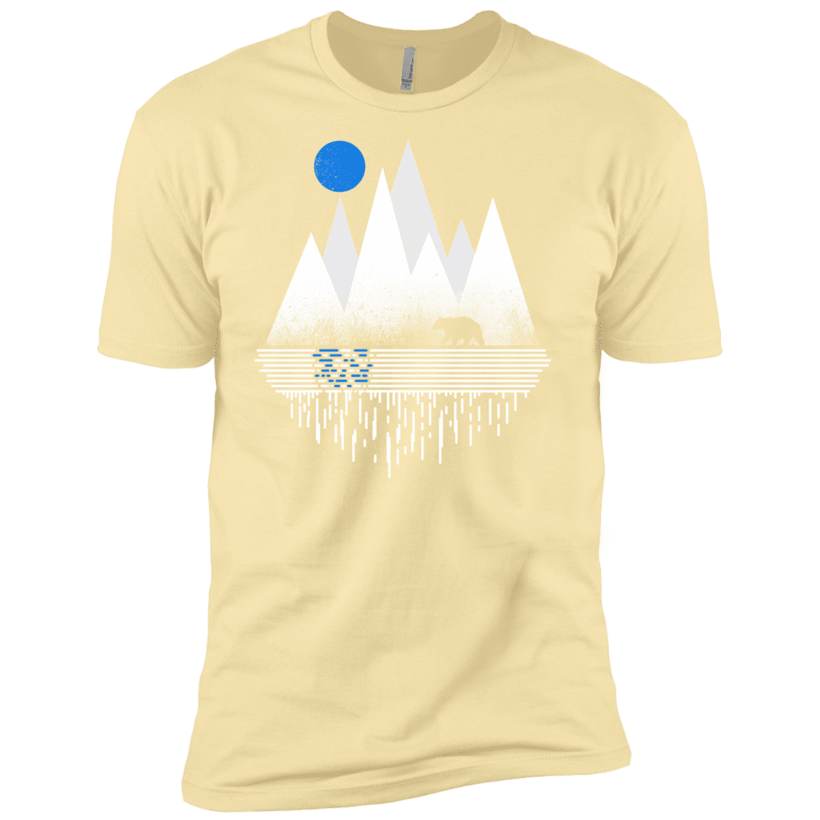 T-Shirts Banana Cream / X-Small Blue Moon Men's Premium T-Shirt