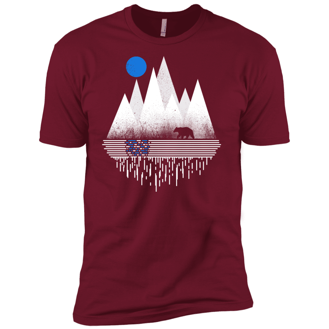 T-Shirts Cardinal / X-Small Blue Moon Men's Premium T-Shirt