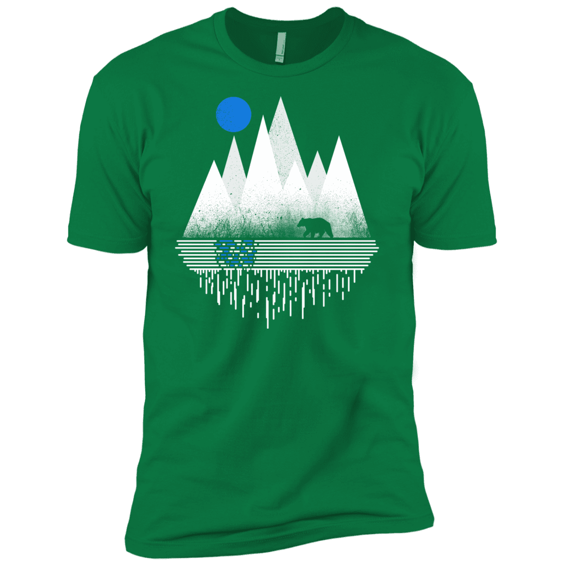 T-Shirts Kelly Green / X-Small Blue Moon Men's Premium T-Shirt