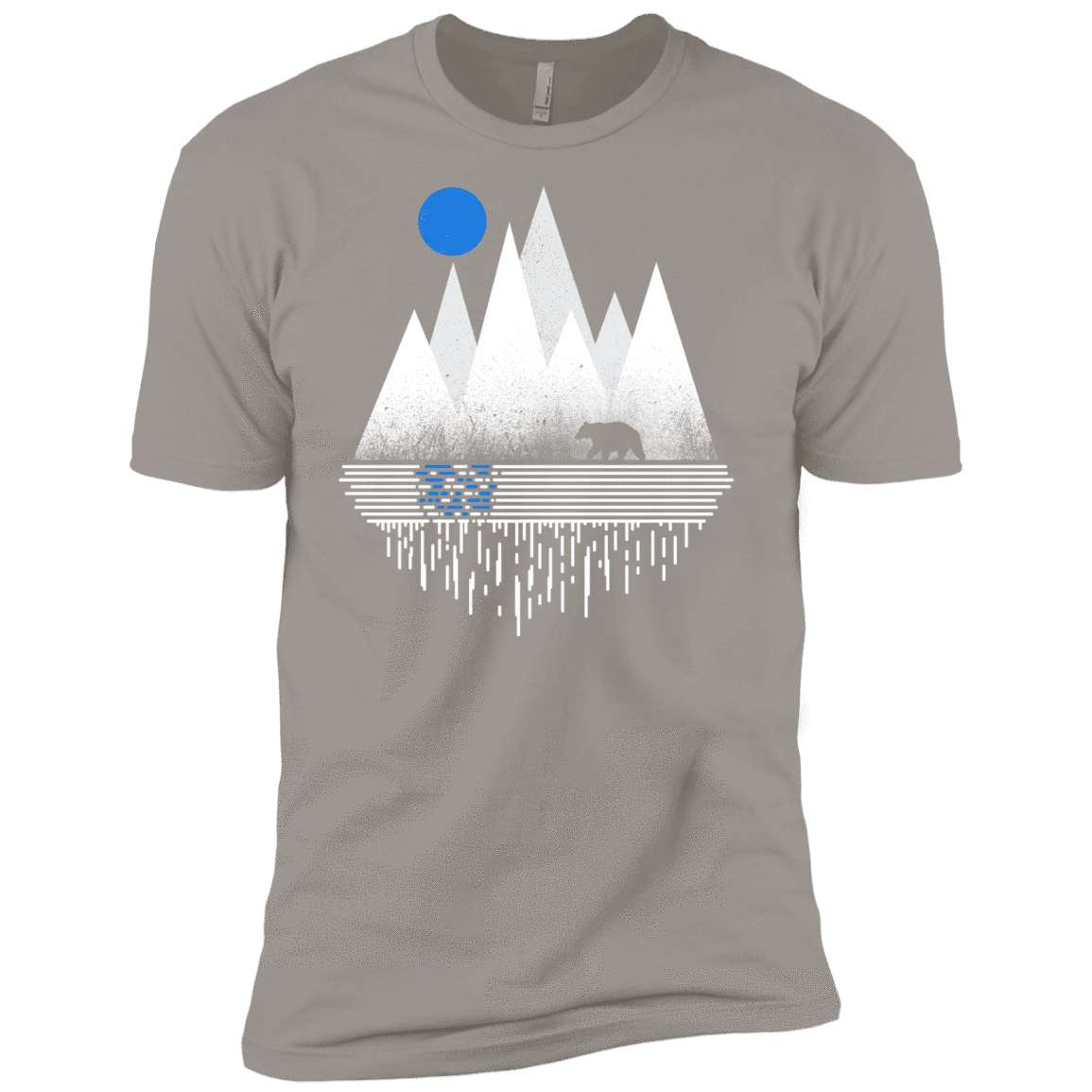 T-Shirts Light Grey / X-Small Blue Moon Men's Premium T-Shirt