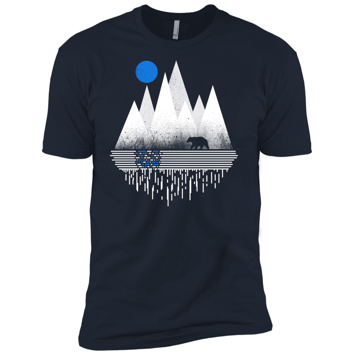 T-Shirts Midnight Navy / X-Small Blue Moon Men's Premium T-Shirt
