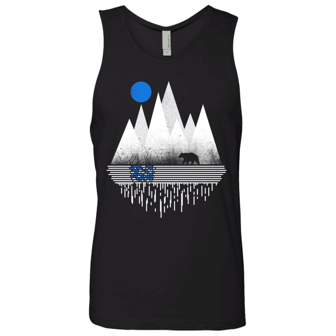 T-Shirts Black / S Blue Moon Men's Premium Tank Top