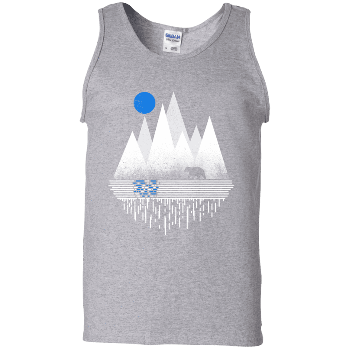 T-Shirts Sport Grey / S Blue Moon Men's Tank Top