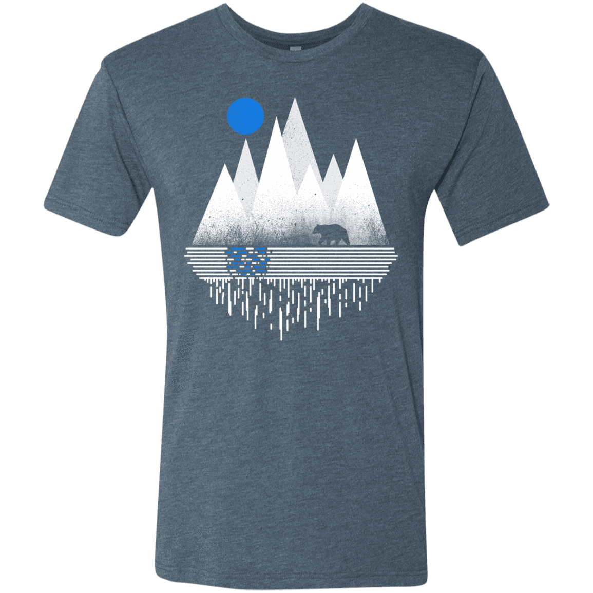 T-Shirts Indigo / S Blue Moon Men's Triblend T-Shirt