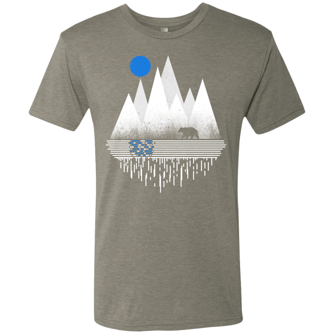 T-Shirts Venetian Grey / S Blue Moon Men's Triblend T-Shirt