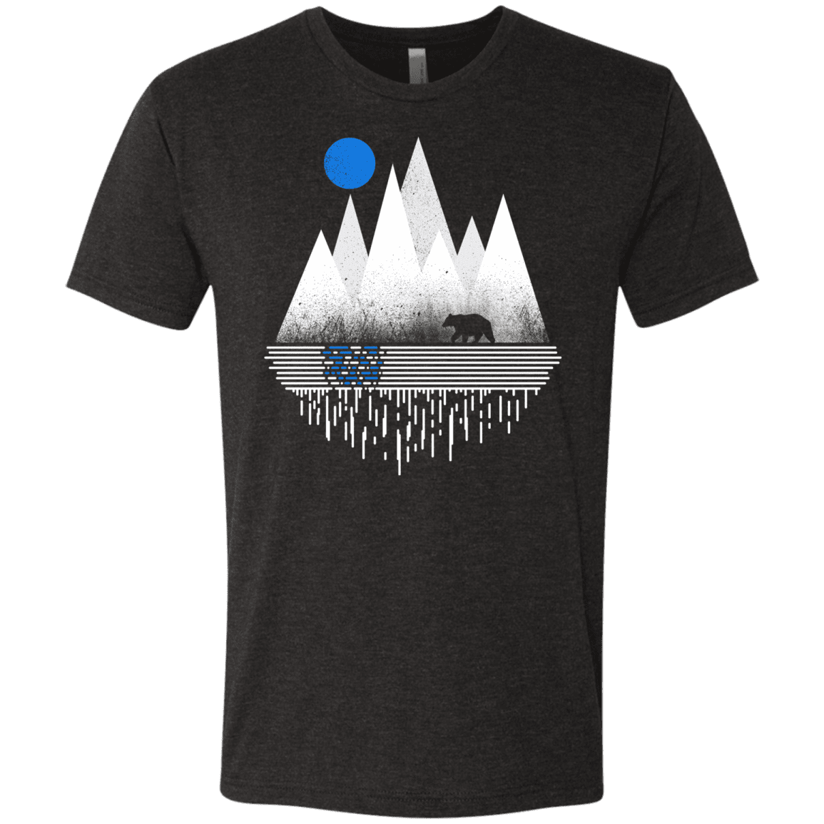 T-Shirts Vintage Black / S Blue Moon Men's Triblend T-Shirt