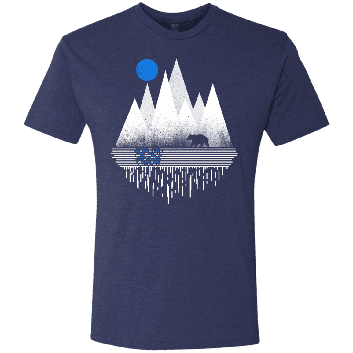 T-Shirts Vintage Navy / S Blue Moon Men's Triblend T-Shirt