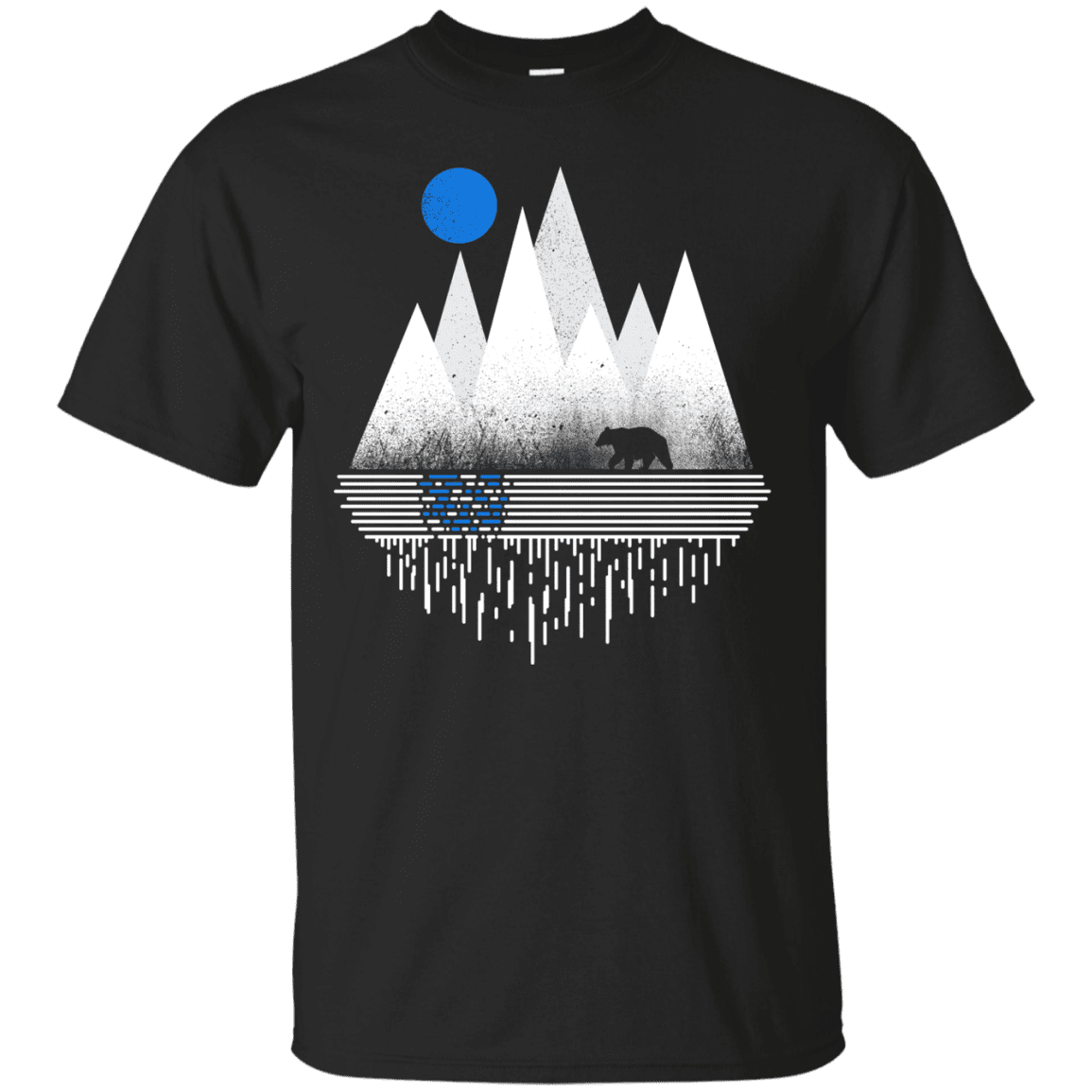 T-Shirts Black / S Blue Moon T-Shirt