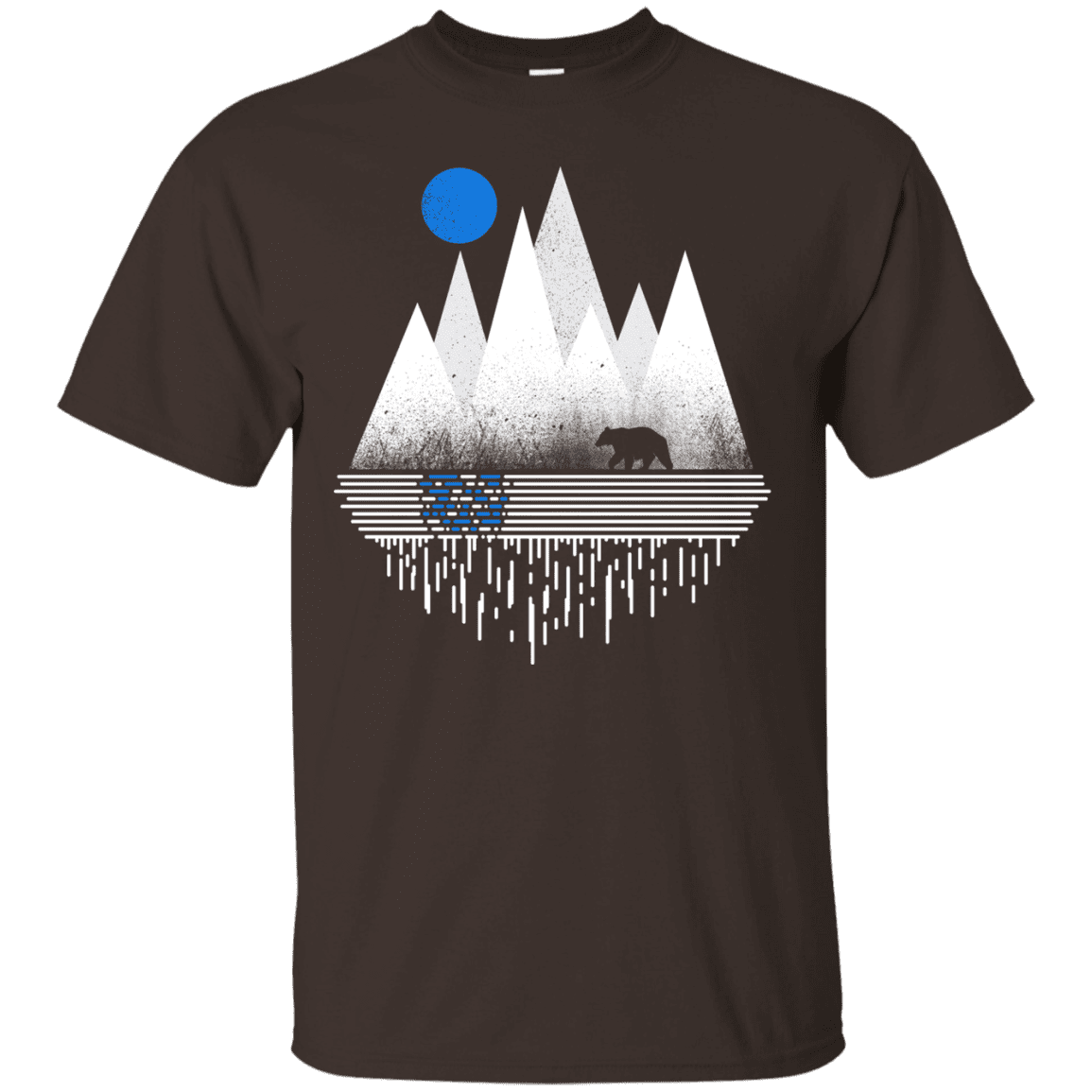 T-Shirts Dark Chocolate / S Blue Moon T-Shirt