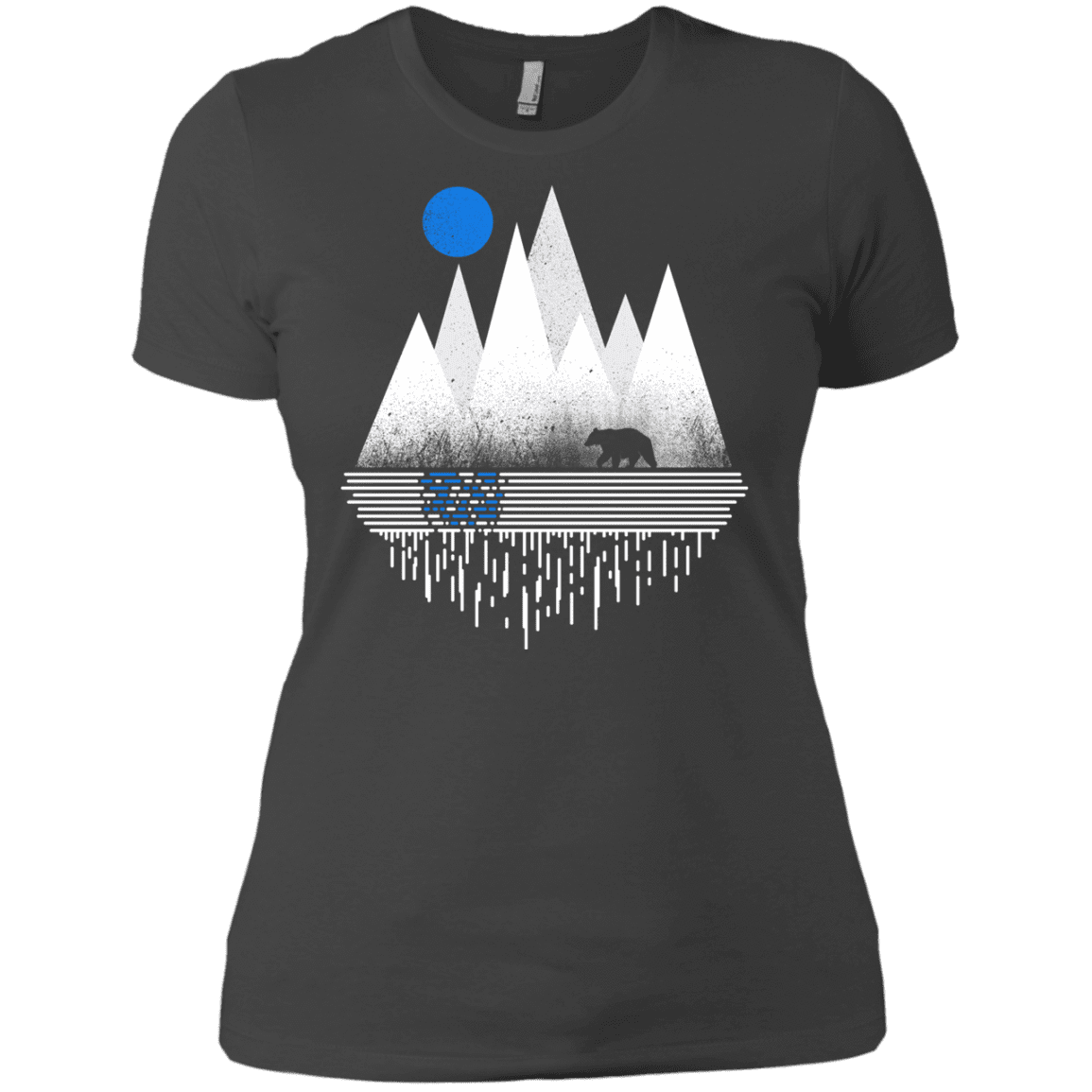 T-Shirts Heavy Metal / X-Small Blue Moon Women's Premium T-Shirt