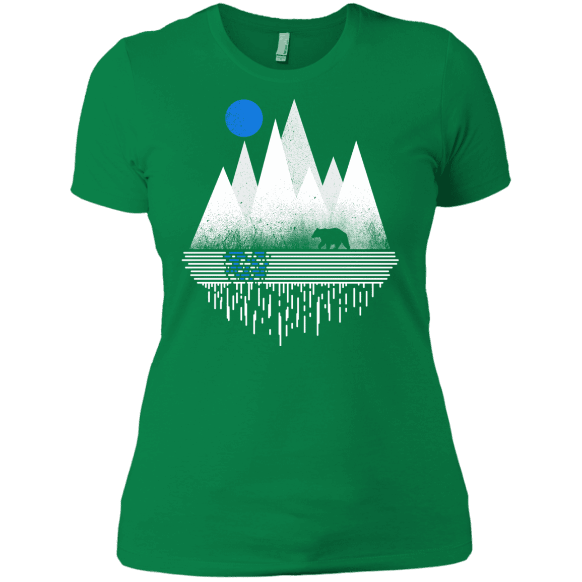 T-Shirts Kelly Green / X-Small Blue Moon Women's Premium T-Shirt