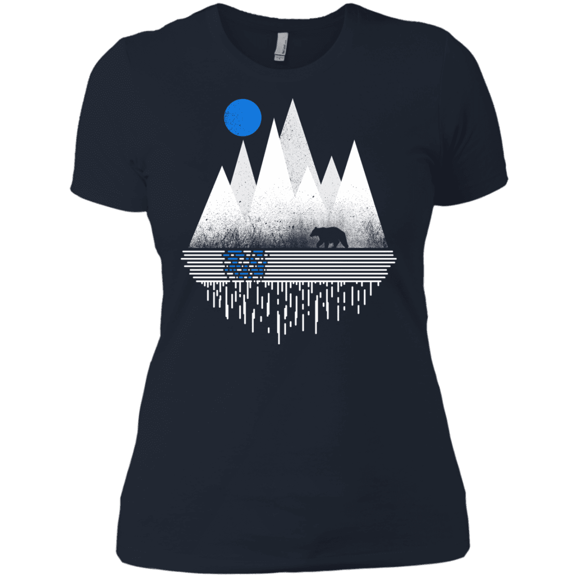 T-Shirts Midnight Navy / X-Small Blue Moon Women's Premium T-Shirt