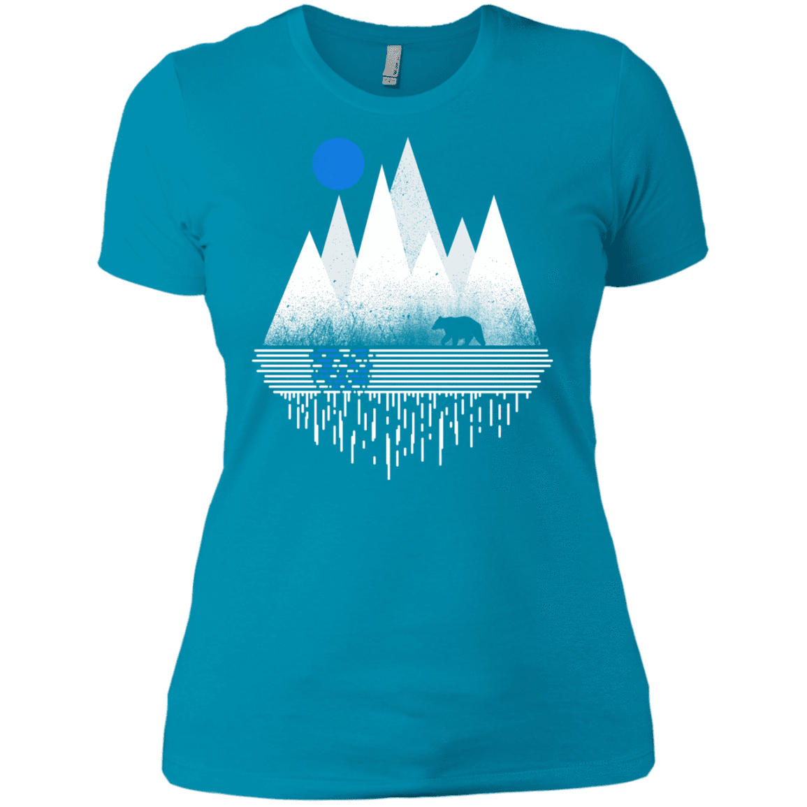 T-Shirts Turquoise / X-Small Blue Moon Women's Premium T-Shirt