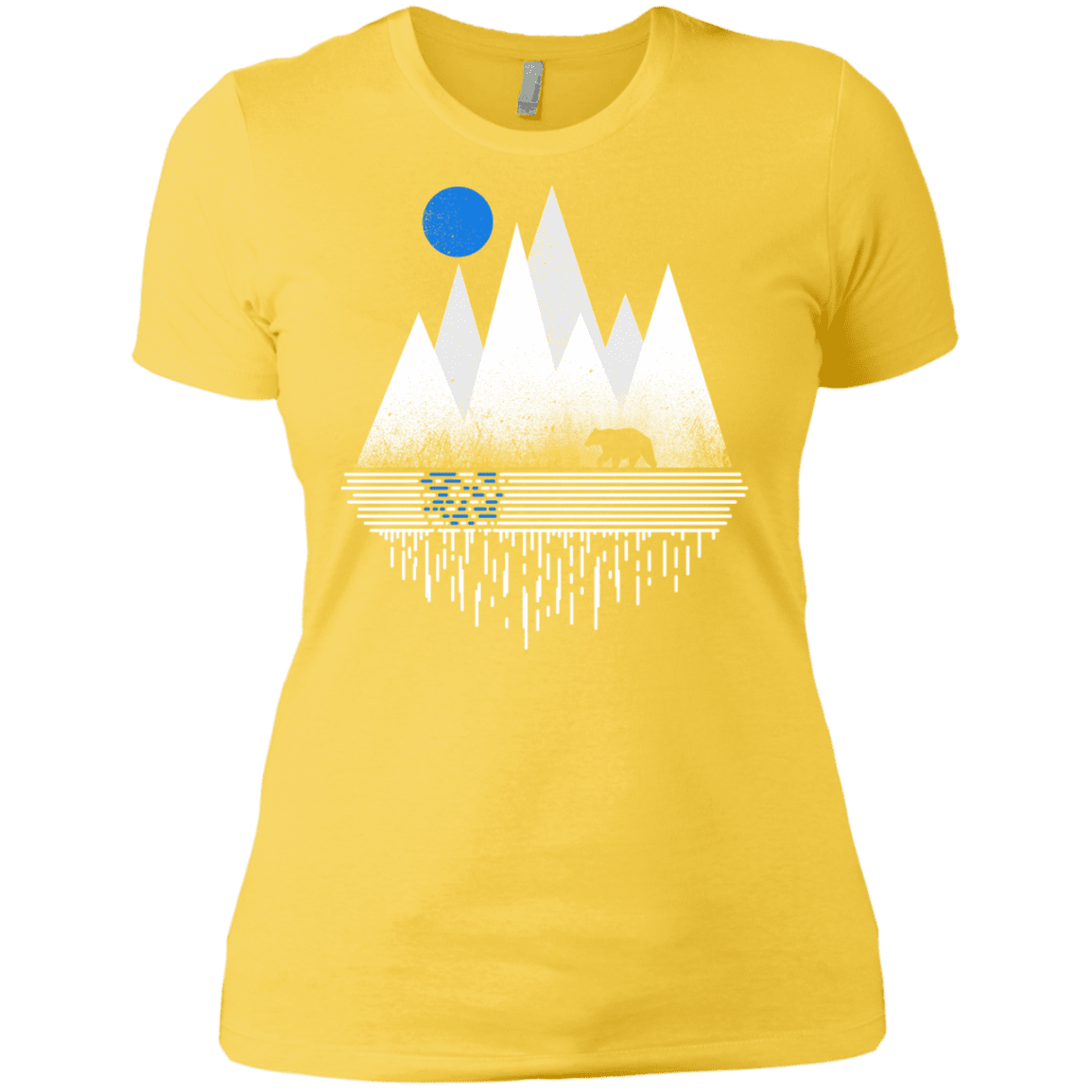 T-Shirts Vibrant Yellow / X-Small Blue Moon Women's Premium T-Shirt